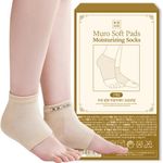 [MURO] Soft Pads Moisturizing Socks, 1 pair, Daily moisturizing socks with vegetable moisturizing oil to prevent cracking, 3D arch pattern, all seasons, cracked heels, removes dead skin